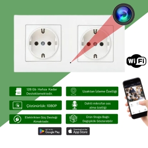 2li Duvar Priz Wifi Gizli Kamera